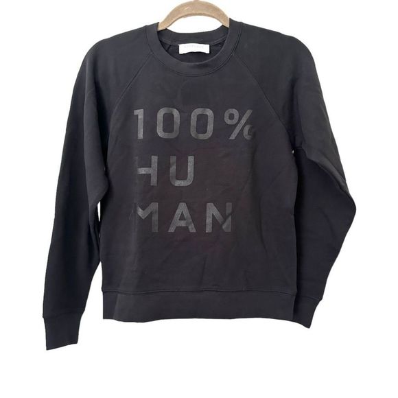 EVERLANE 100% Human Crewneck Sweatshirt NWT Sz‎ S Petite - Picture 1 of 4